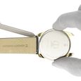 22 mm Grey Genuine Leather Strap for Men - image number 5