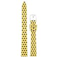 12 mm Yellow Genuine Leather Strap for Women - image number 0