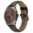 Titan Neo Economy Quartz Analog with Date Brown Dial Brown Leather Strap Watch For Men - image number 2