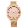 Glitz Rose Gold Dial Stainless Steel Strap Watch for Women - image number 1