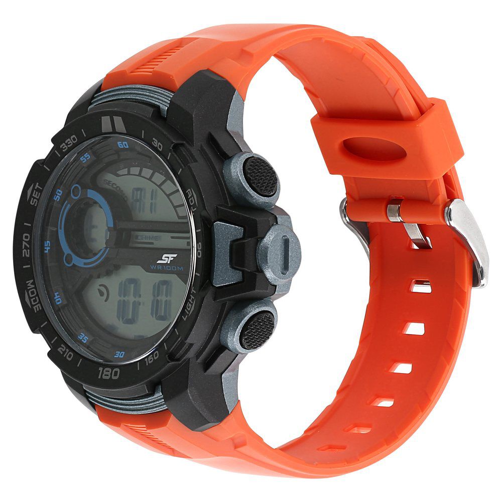 Buy Online SF Super Fibre Digital Dial Plastic Strap Watch for Men