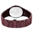 Titan Wine Ceramic Quartz Analog Maroon Dial Ceramic Strap Watch For Men - image number 4