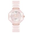 Anne Klein Quartz Analog Mother Of Pearl Dial Ceramic Strap Watch For Women - image number 0