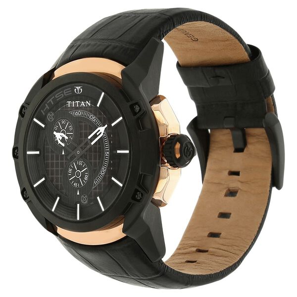 Leather Strap Titan Htse Watch Price In India TITAN 1573KL02 HTSE