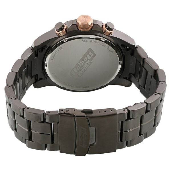 Titan Octane Quartz Chronograph Black Dial Stainless Steel Strap Watch for Men - image number 3