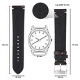 22 mm Brown Genuine Leather Straps for Men - image number 1