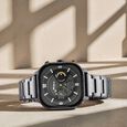 Titan Octane Aerobatics Quartz Chronograph Anthracite Dial Grey Stainless Steel Strap Watch For Men - image number 0