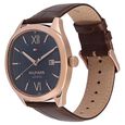 Tommy Hilfiger Quartz Analog with Date Blue Dial Leather Strap Watch for Men - image number 2