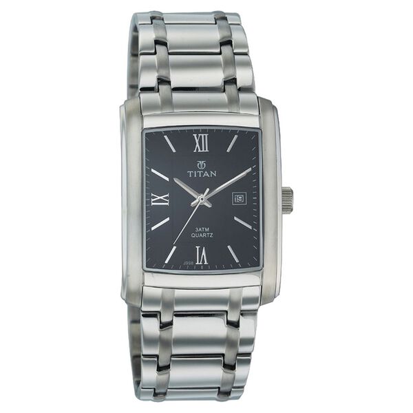 Titan Quartz Analog with Date Black Dial Watch for Men - image number 0