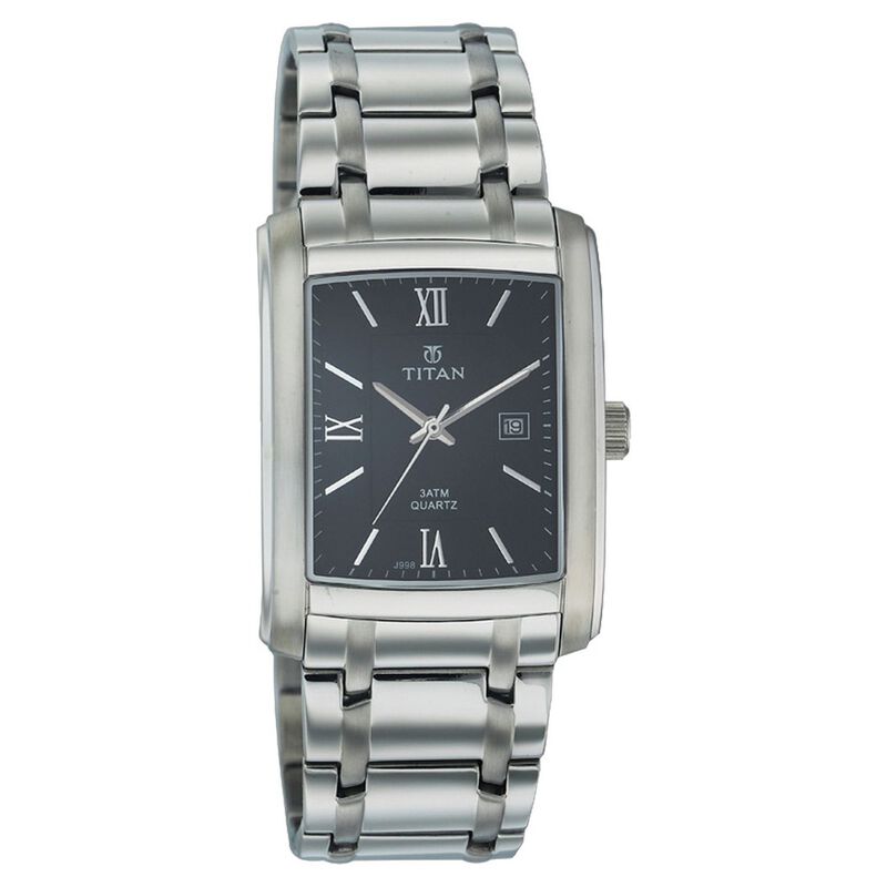 Titan Quartz Analog with Date Black Dial Watch for Men