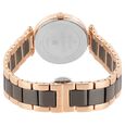 Titan Ceramics Red Dial Quartz Multifunction Stainless Steel and Ceramic Strap watch for Women - image number 4