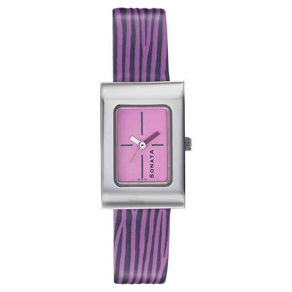 Sonata Quartz Analog White Dial Strap Watch for Women - image number 0