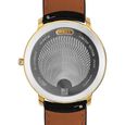 Titan Nebula Lustre 18 KT Gold Quartz Analog with Date18KT Gold Dial Leather Strap Watch For Men - image number 6