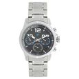 Fastrack Loopholes Quartz Multifunction Black Dial Stainless Steel Strap Watch for Guys - image number 0