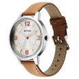 Titan Urban Silver White Dial Analog Leather Strap watch for Women - image number 2