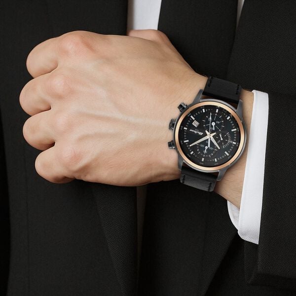 Titan Octane Silver Dial Chronograph Watch for Men - image number 6