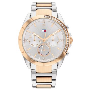 Tommy Hilfiger Quartz Multifunction Grey Dial Stainless Steel Strap Watch for Women