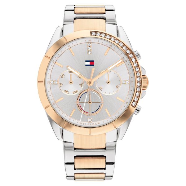 Tommy Hilfiger Quartz Multifunction Grey Dial Stainless Steel Strap Watch for Women - image number 0