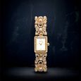 Titan Nebula Jewels 18k Gold Analog White Pearl studded Gold Bracelet Watch for Women - image number 1