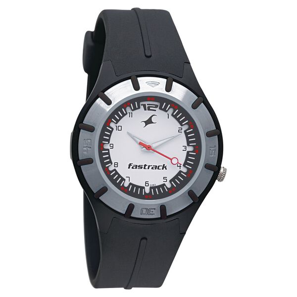 Fastrack Quartz Analog Grey Dial Plastic Strap Watch for Girls - image number 0