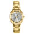 Poze By Sonata Quartz Analog Silver Dial Golden Stainless Steel Strap Watch For Women - image number 1
