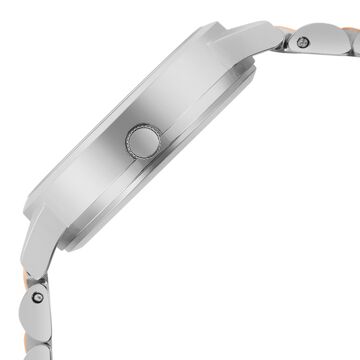 Olivia Burton Quartz Analog Mother of Pearl Dial Stainless Steel Strap Watch for Women