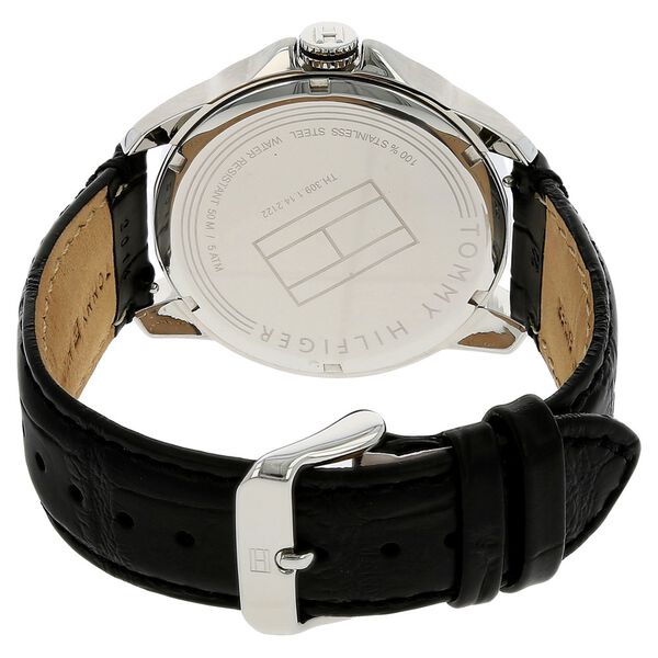 Tommy Hilfiger Quartz Analog Black Dial Leather Strap Watch for Men - image number 3