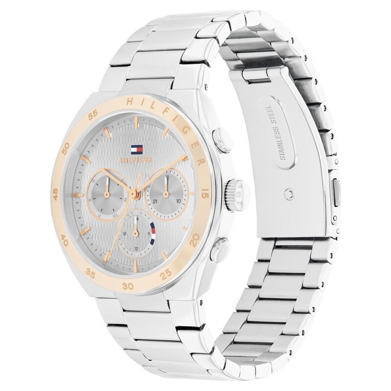 Tommy Hilfiger Quartz Multifunction Silver Dial Stainless Steel Strap Watch for Women - image number 1