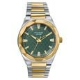 Poze Poze Quartz Analog Green Dial Two Toned Metal Strap Watch For Men - image number 1