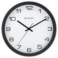 Titan Tranquil Modern 30cm White Wall Clock with Silent Sweep Tech for the Serene Home - image number 1