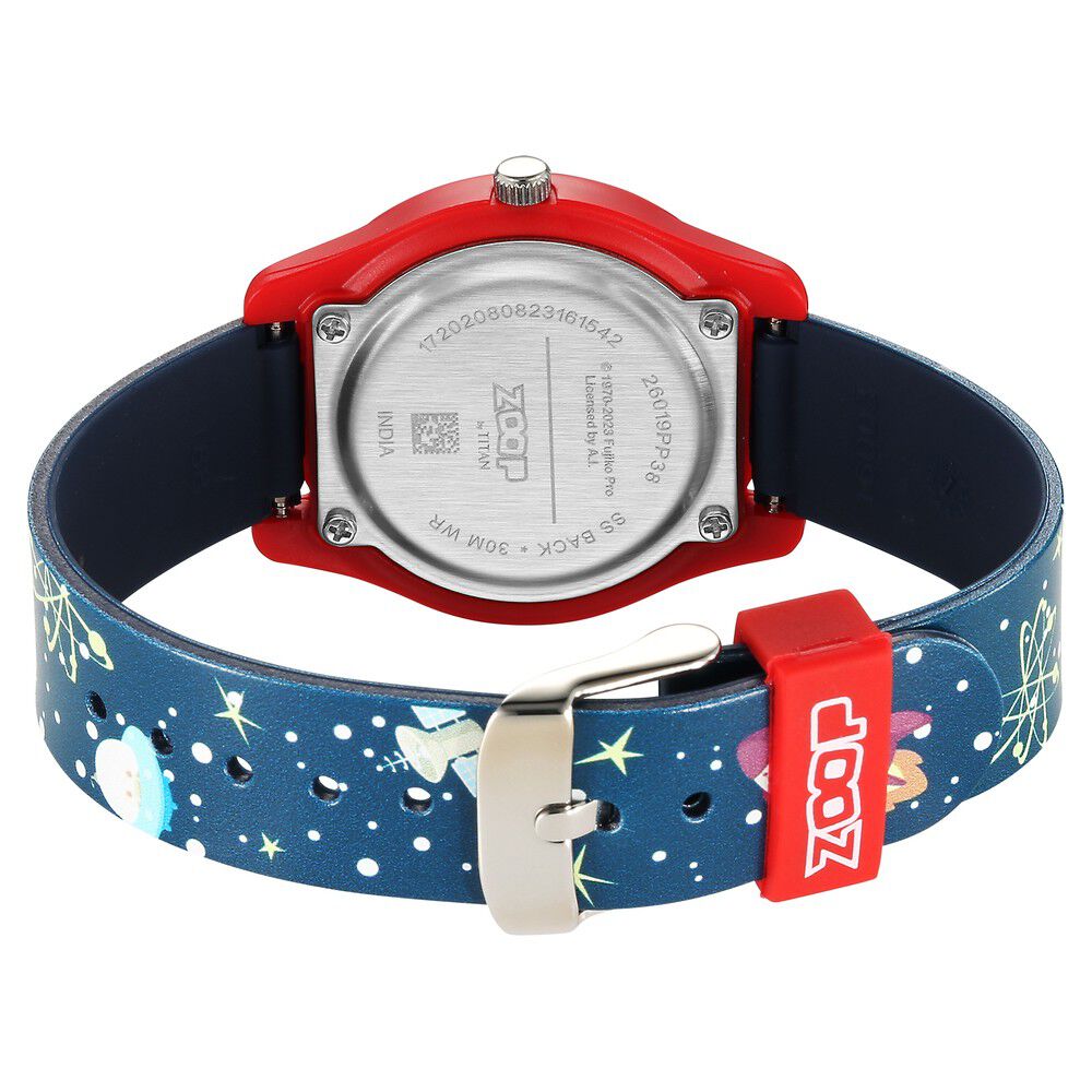 Buy Online Zoop Doraemon Analog Watch with Blue Dial & Blue Strap