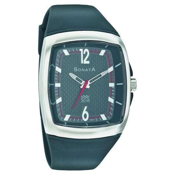 Sonata Quartz Analog Grey Dial Strap Watch for Men - image number 0