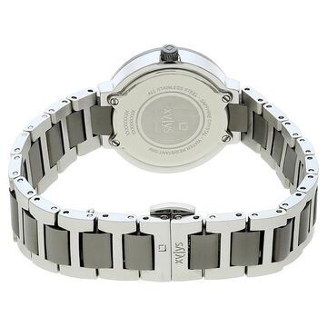 Xylys Quartz Analog Mother of Pearl Dial Two Toned Stainless Steel Strap Watch For Women