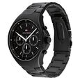 Tommy Hilfiger Black Dial Black Colour Stainless Steel Strap Watch for Men - image number 1