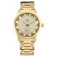Titan Quartz Analog Silver Dial Metal Strap Watch for Men