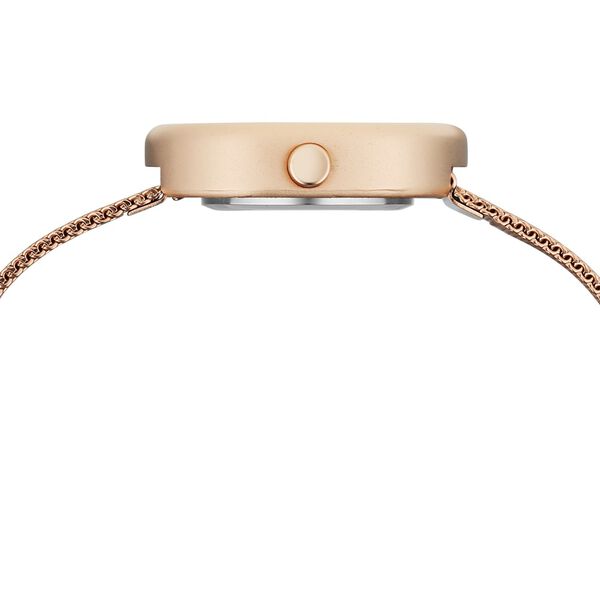Vyb Muse By Fastrack Quartz Analog White Dial Rose Gold Stainless Steel Strap Watch For Girls - image number 7
