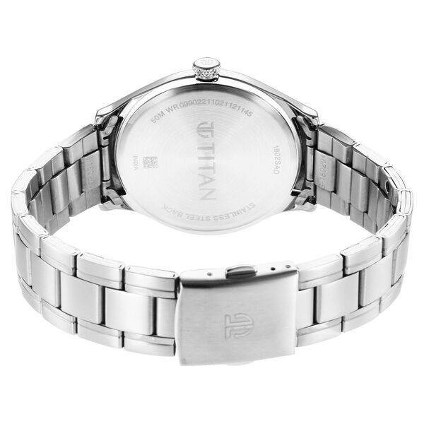 Buy Online Titan TrendsettersBlack Dial Analog Stainless Steel Strap ...