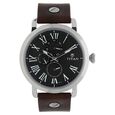 Titan Quartz Multifunction Blue Dial Leather Strap Watch for Men