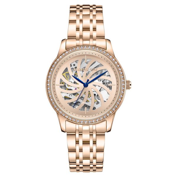 Kenneth Cole Automatic Analog Rose Gold dial Metal Strap Watch for Women - image number 0