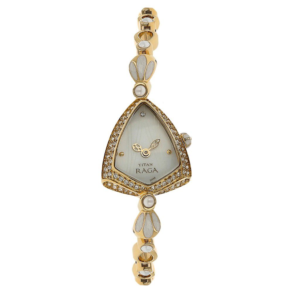 Buy Online Titan Raga Aqua Mother of Pearl Dial Analog Stainless