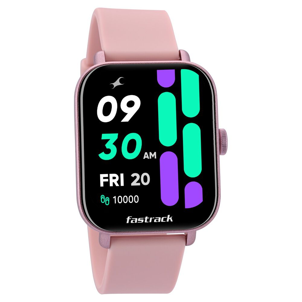Fastrack Reflex Vox Unisex Smart Watch With Silicone Strap