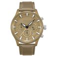 Kenneth Cole Quartz Chronograph Khaki Dial Brown Nylon Strap Watch For Men - image number 0