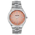 Sonata Festive Quartz Analog Black Dial Gold Metal Strap Watch For Men