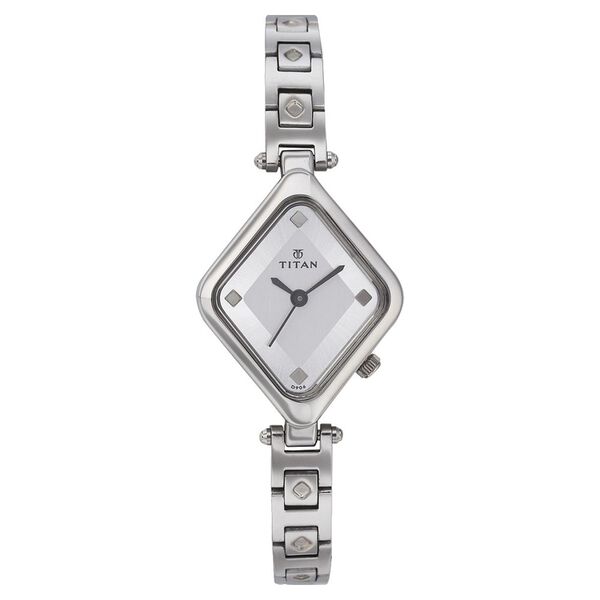 Titan Quartz Analog Silver Dial Watch for Women - image number 0