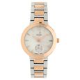 Xylys Quartz Analog Mother of Pearl Dial Two Toned Stainless Steel Strap Watch For Women
