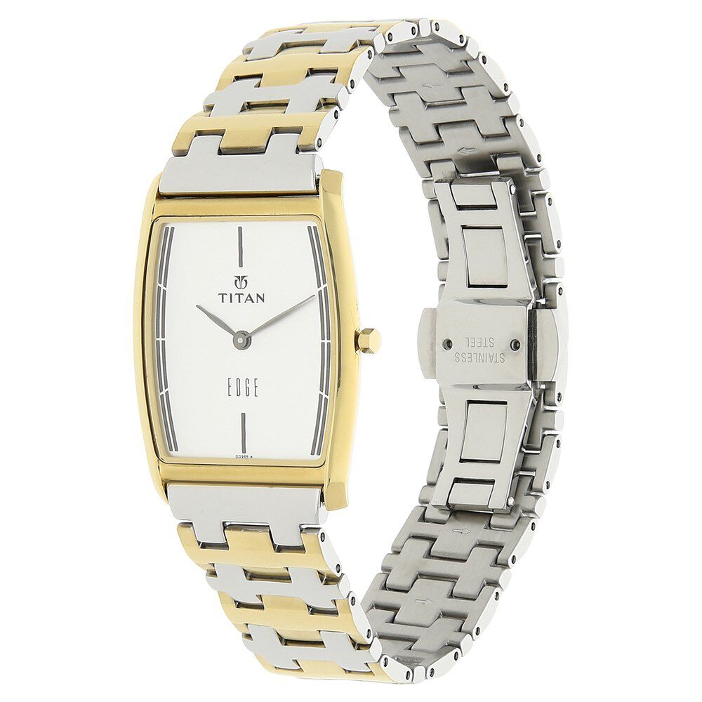 Buy Online Titan Quartz Analog Silver Dial Stainless Steel Strap Watch for Men ns1044bm02 Titan