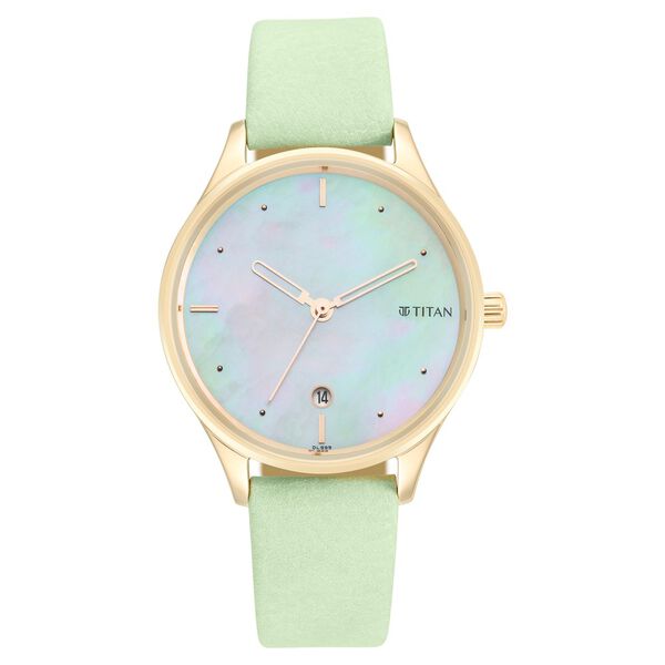 Titan Pastel Dreams Analog Leather Strap watch for Women - image number 1