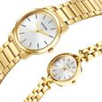 Sonata Quartz Analog Silver Dial Stainless Steel Strap Watch for Couple - image number 2