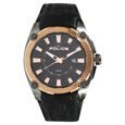 Police Quartz Analog with Date Black Dial Leather Strap Watch for Men - image number 0