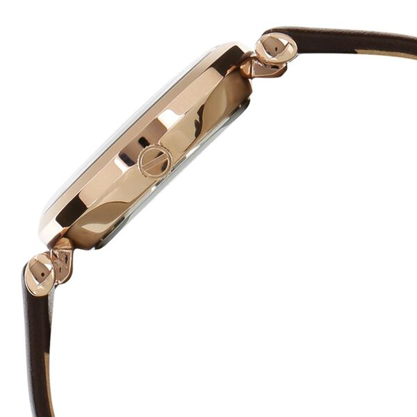 Kenneth Cole Quartz Multifunction Brown Dial Leather Strap Watch for Women - image number 2